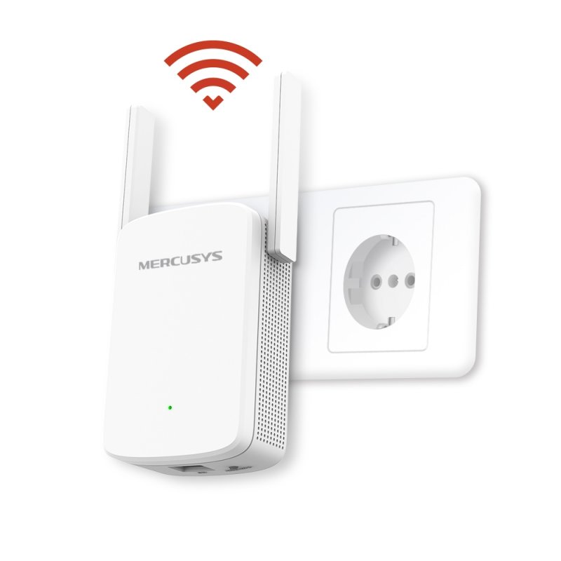 Mercusys (ME30) AC1200 (300 867) Dual Band Wi-Fi Wall-Plug Range Extender, 10/100 Port, AP Mode