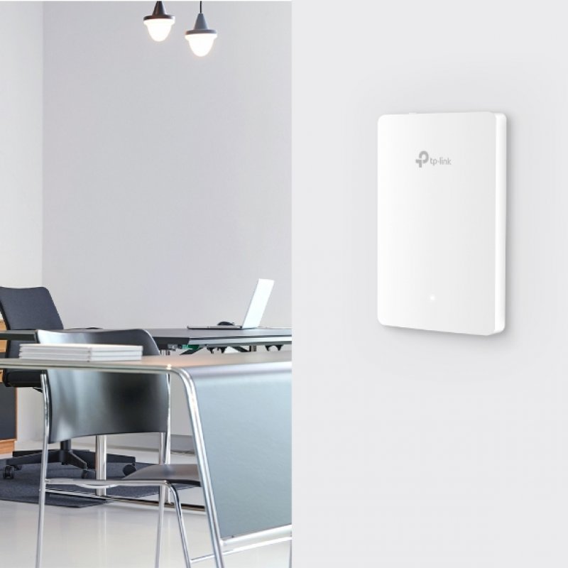 TP-LINK (EAP615-WALL) AX1800 Wireless Wall Plate Wi-Fi 6 Access Point, Dual Band, PoE, Gigabit, OFDMA & DL/UL MU-MIMO,