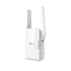 TP-LINK (RE505X) AX1500 (300 1200) Dual Band Wall-Plug Wi-Fi 6 Range Extender, 1 x GB LAN, AP Mode