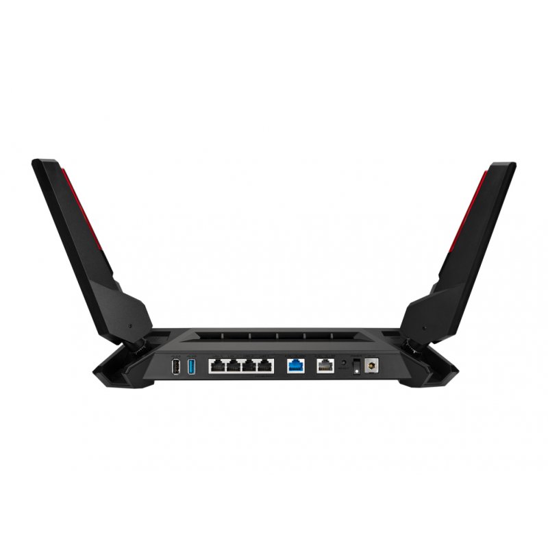 Asus (GT-AX6000) ROG Rapture AX6000 Dual Band Gaming Wi-Fi 6 Router, 2x 2.5G LAN, WAN Aggregation, RGB, AiMesh, Game