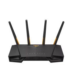 Asus (TUF-AX3000 V2) TUF Gaming AX3000 Dual Band Wi-Fi 6 Router, Mobile Game Mode, 3 Steps Port Forwarding, 2.5G LAN,