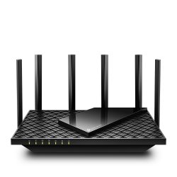 TP-LINK (Archer AXE75) AXE5400 Wi-Fi 6E Tri-Band GB Router, OneMesh, USB, Ultra-Low Latency, OFDMA, HomeShield, Alexa