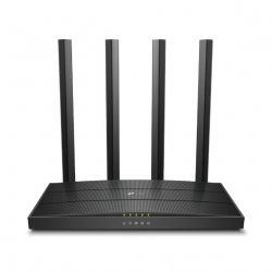 TP-LINK (Archer C6), AC1200 (867 300) Wireless Dual Band GB Cable Router, 4-Port, MU-MIMO, Access Point Mode