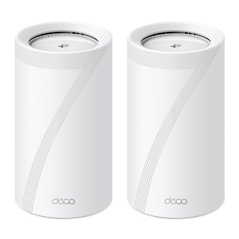 TP-Link Deco BE85 (2-Pack) Tri-bande (2,4 GHz / 5 GHz / 6 GHz) Wi-Fi 7 (802.11be) Blanc 4 Interne