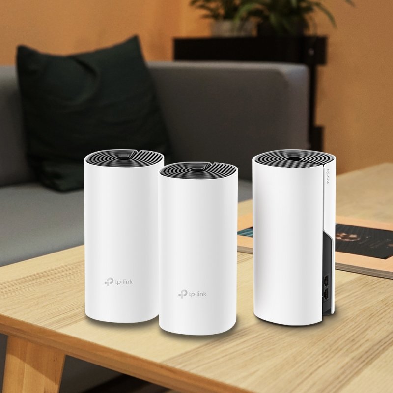 TP-Link Deco M4(3-pack) Bi-bande (2,4 GHz / 5 GHz) Wi-Fi 5 (802.11ac) Blanc 2 Interne