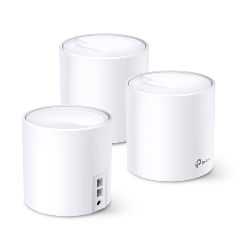 TP-LINK (DECO X20) Whole Home Mesh Wi-Fi 6 System, 3 Pack, Dual Band AX1800, OFDMA & MU-MIMO