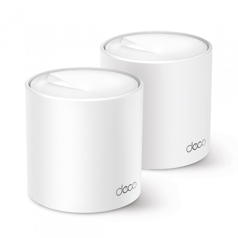 TP-LINK (DECO X50) AX3000 Dual Band Wireless Whole Home Mesh Wi-Fi 6 System, 2 Pack, 3x LAN, OFDMA & MU-MIMO, TP-Link
