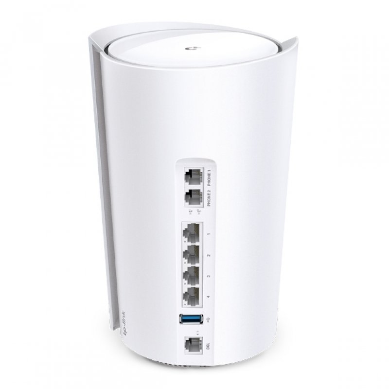 TP-LINK (DECO X73-DSL) VDSL Whole Home Mesh Wi-Fi 6 Router, Single Unit, Dual Band AX5400, 3 RJ11, OFDMA & MU-MIMO