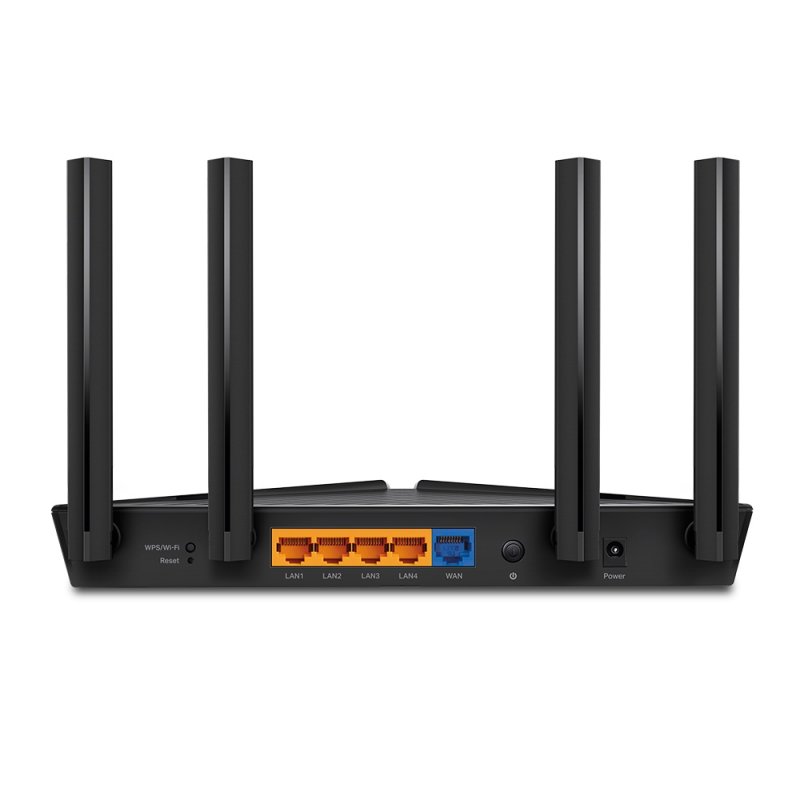 TP-LINK Aginet (EX220) AX1800 Dual Band Wi-Fi 6 Router, OFDMA, EasyMesh, Remote Management, 1 WAN, 4 LAN
