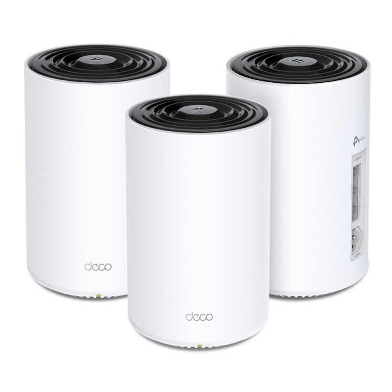 TP-LINK DECO PX50 G1500 Dual Band Whole Home Powerline Mesh WiFi 6 Wireless System, 3 Pack, 3x LAN, AX3000, 1.5Gbps