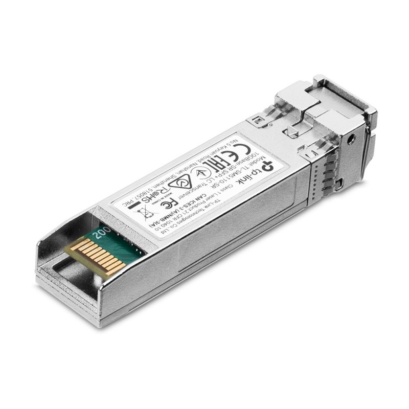 TP-LINK (TL-SM5110-SR) 10GBase-SR SFP LC Transceiver, Hot-Pluggable, DDM Support, 850 nm