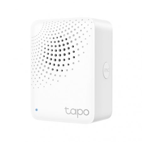 TP-LINK (TAPO H100) Smart IoT Hub w/ Chime, Connect up to 64 Devices, Low-Power, Smart Alarm, Smart Doorbell