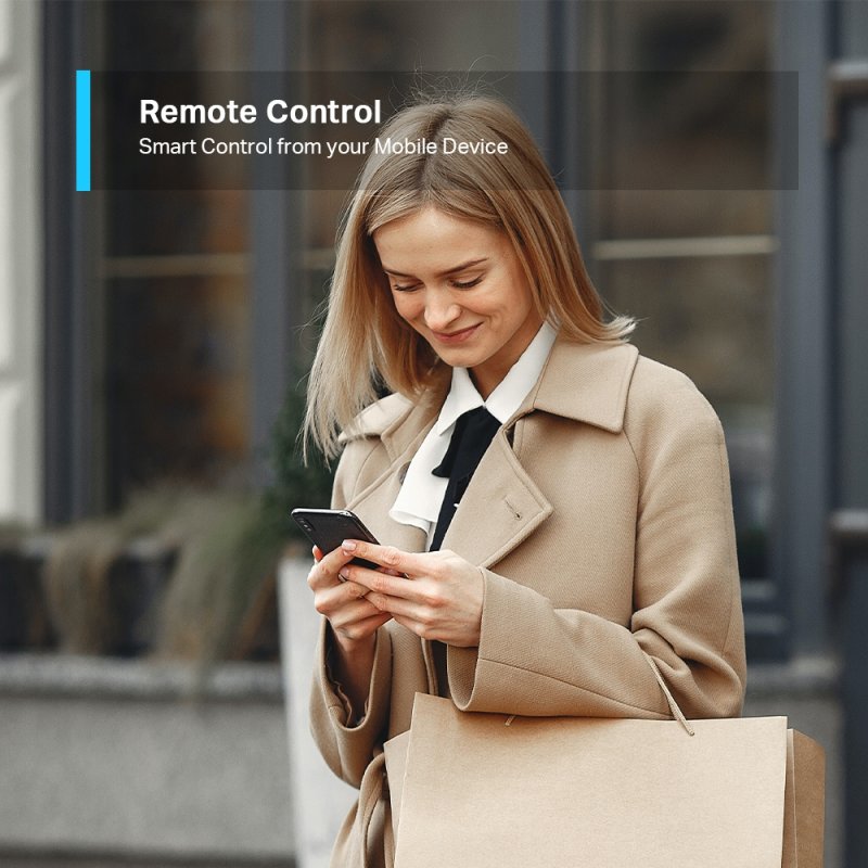 TP-LINK (TAPO P110 4-Pack) Mini Smart Wi-Fi Socket, Remote Access, Scheduling, Away Mode, Voice Control, Energy