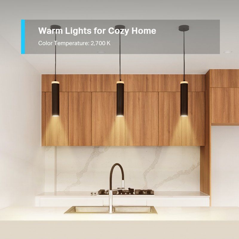 TP-LINK (TAPO L610 4-Pack) Smart Wi-Fi Spotlight, Single Unit, Dimmable, Schedule & Timer, App/Voice Control, GU10 Lamp