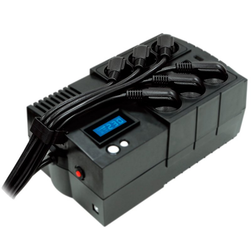 CyberPower BR650ELCD alimentation d'énergie non interruptible 0,65 kVA 390 W 6 sortie(s) CA