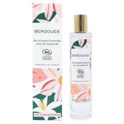 BERDOUES Fleur de Jasmin & Amandier Organic Eau de Toilette 1.7 fl.oz. - Delicately Floral Scent with Sweet Almond,