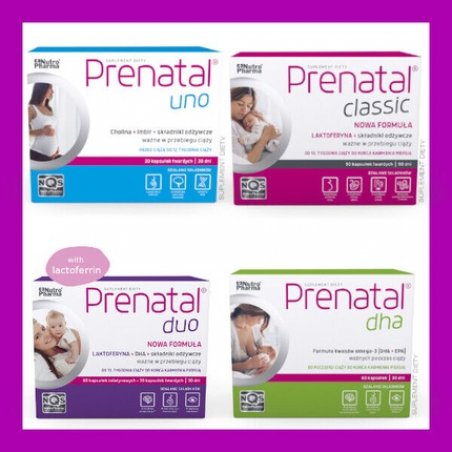 Prenatal DUO DHA CLASSIC UNO Omega 3 EPA DHA Iod Folic Acid Pregnancy