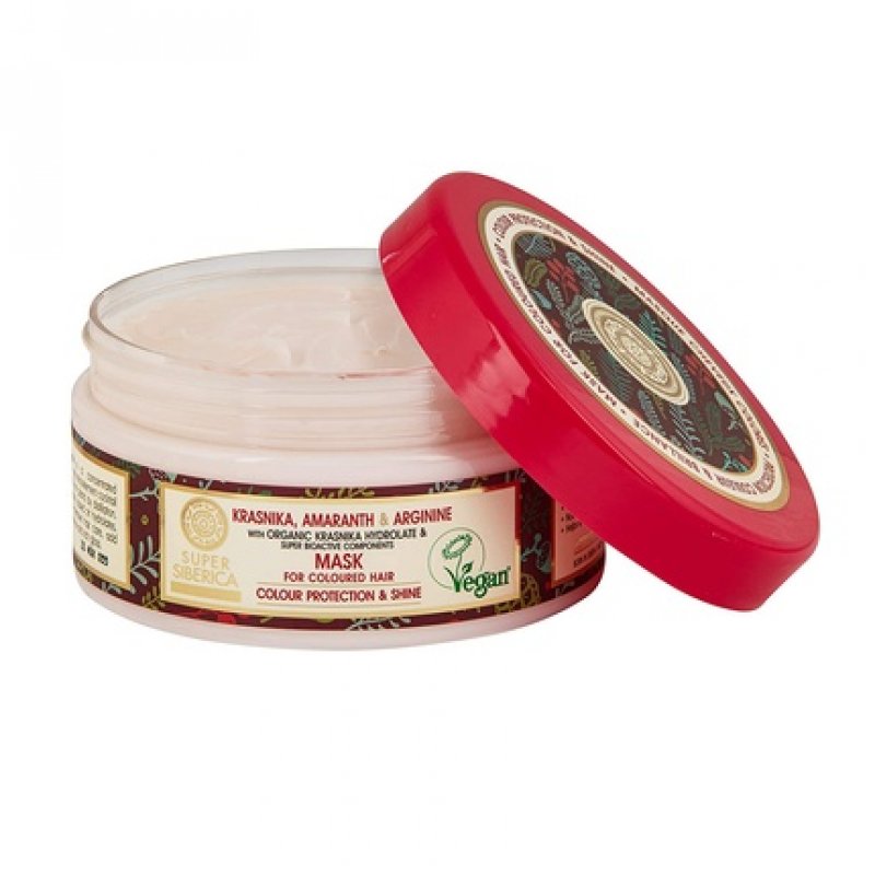 Natura Siberica Super Cranberry Amaranth & Arginine Mask for Colored Hair 300ml