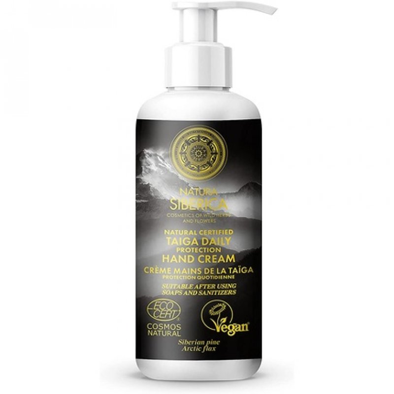 Natura Siberica Taiga Daily Protection Certified Hand Cream Yellow