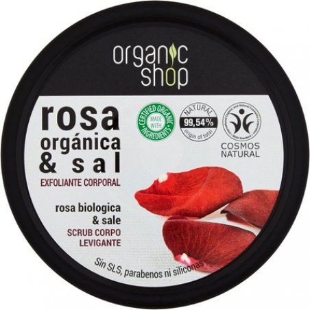 Organic Shop Body Scrub Foam Pearl Rose 250ml