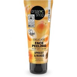 Organic Shop Delicate Face Peeling Apricot and Mango for Dry Skin 75ml