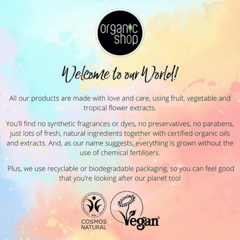 Organic Shop Delicate Face Peeling Apricot and Mango for Dry Skin 75ml