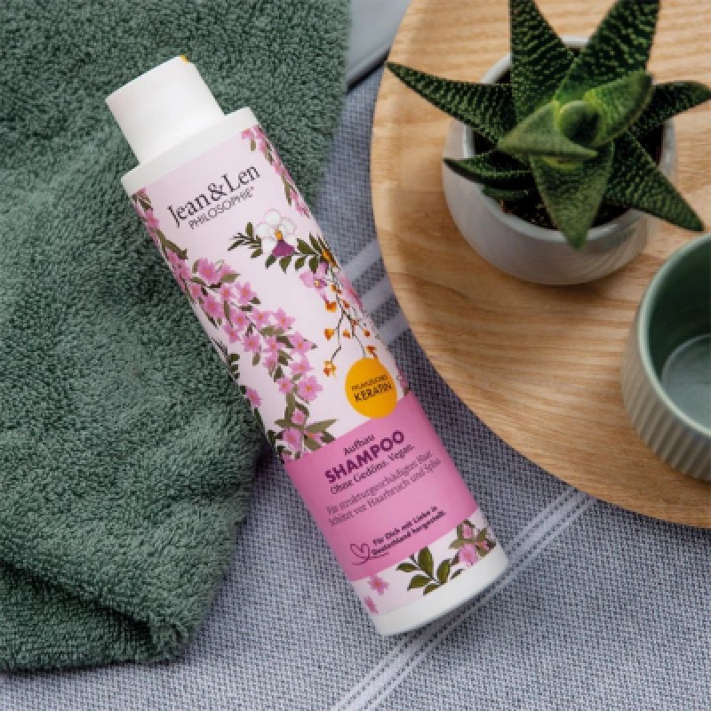 Jean & Len Almond & Keratin Shampoo for Damaged Hair 300ml