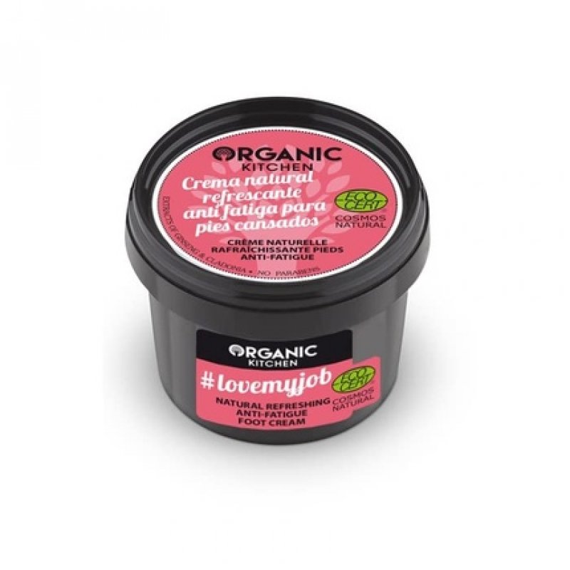 Organic Kitchen LOVEMYJOB Anti-Fatigue Foot Cream 100ml Plastic