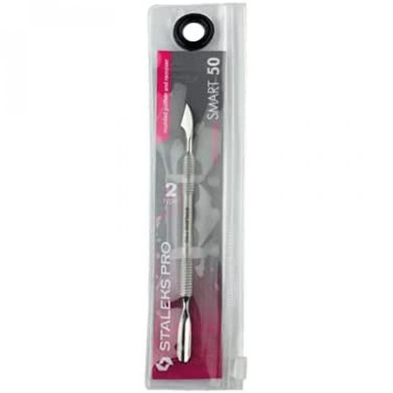 STALEKS PRO Smart 50 Type 2 Rounded Cuticle Pusher and Remover PS-50/2