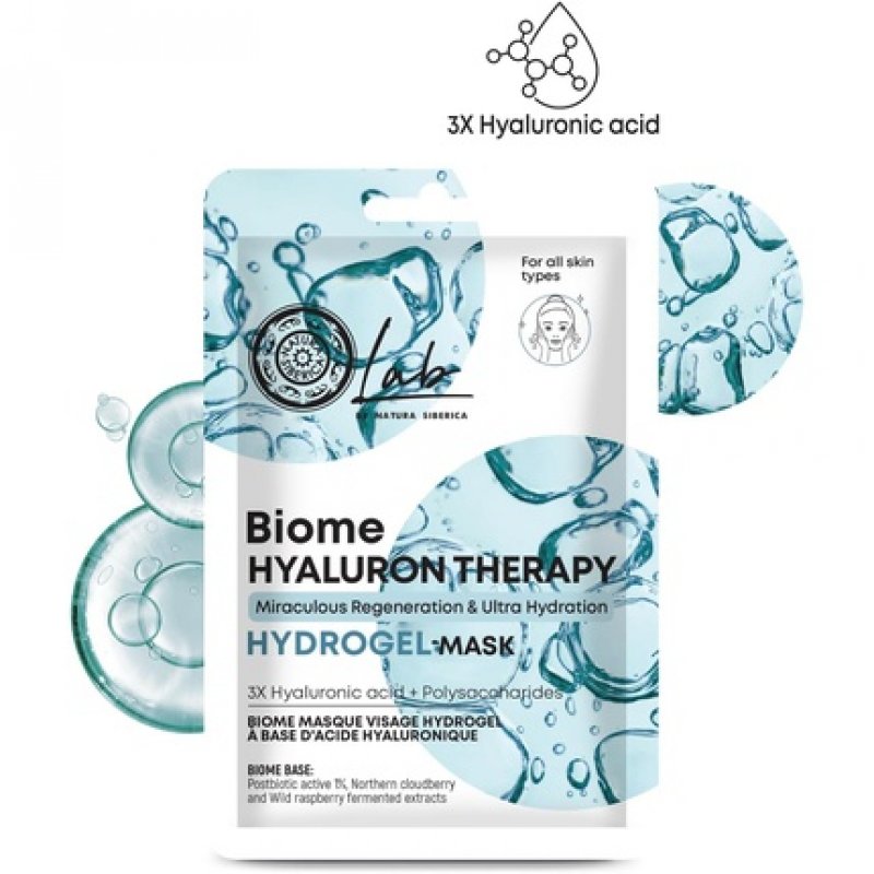 Natura Siberica Lab Biome Hyaluron Therapy Hydrogel Mask