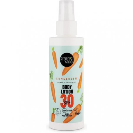 Organic Shop Sunscreen Body Lotion 30 SPF 150ml