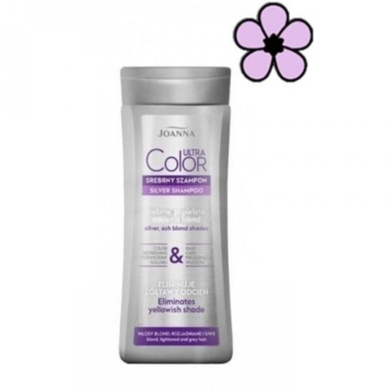 Joanna Ultra Color Shampoo Refreshing Color for Silver and Ash Blonde 200ml