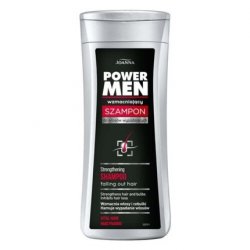 Joanna Power Men Hair Strengthening Shampoo for Hair Loss with Niacinamide and Panthenol