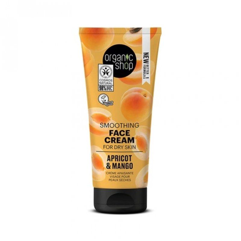 Organic Shop Light Daily Face Cream for Dry Skin Apricot and Mango 50ml