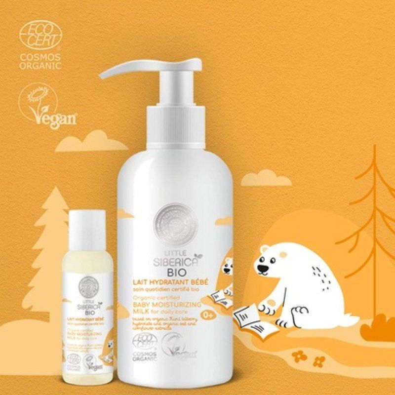 Natura Siberica Little Siberica Organic Certified Baby Moisturizing Milk for Daily Care 250ml