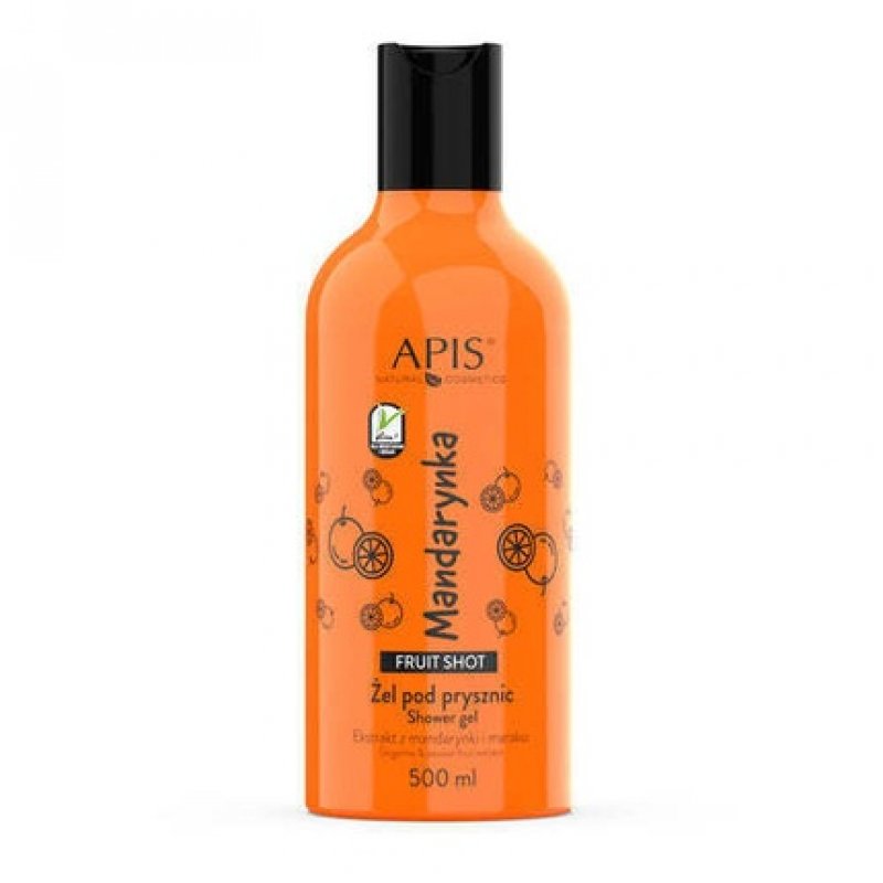 Apis Fruit Shot Mandarin Shower Gel 500ml