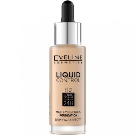 Eveline Cosmetics Liquid Control HD Matte Face Primer 32ml 011 Natural