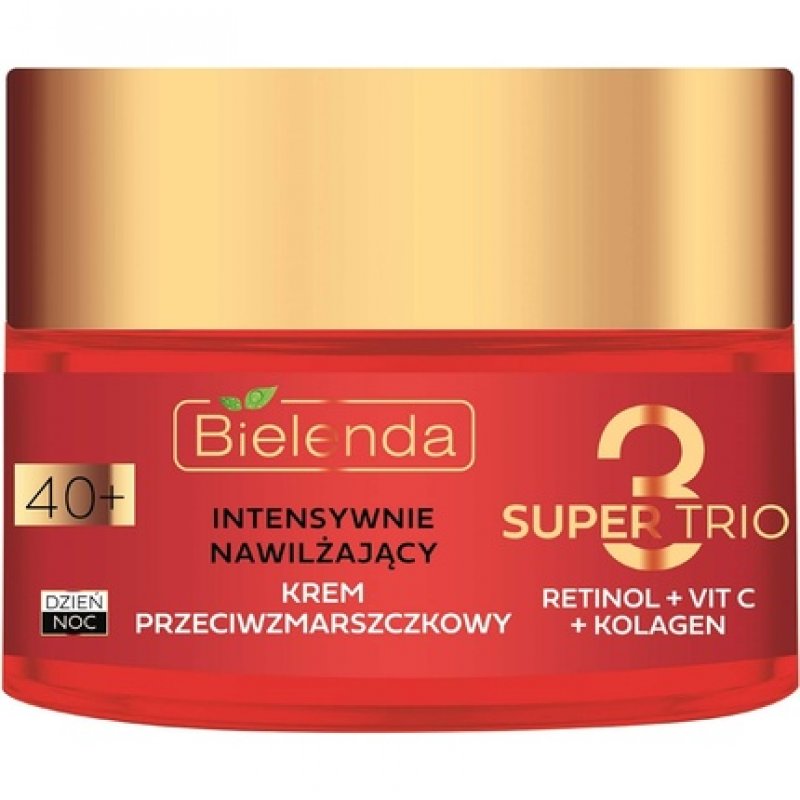 Bielenda Super Trio Retinol Vitamin C Collagen Intensively Moisturizing 40 Cream 50ml