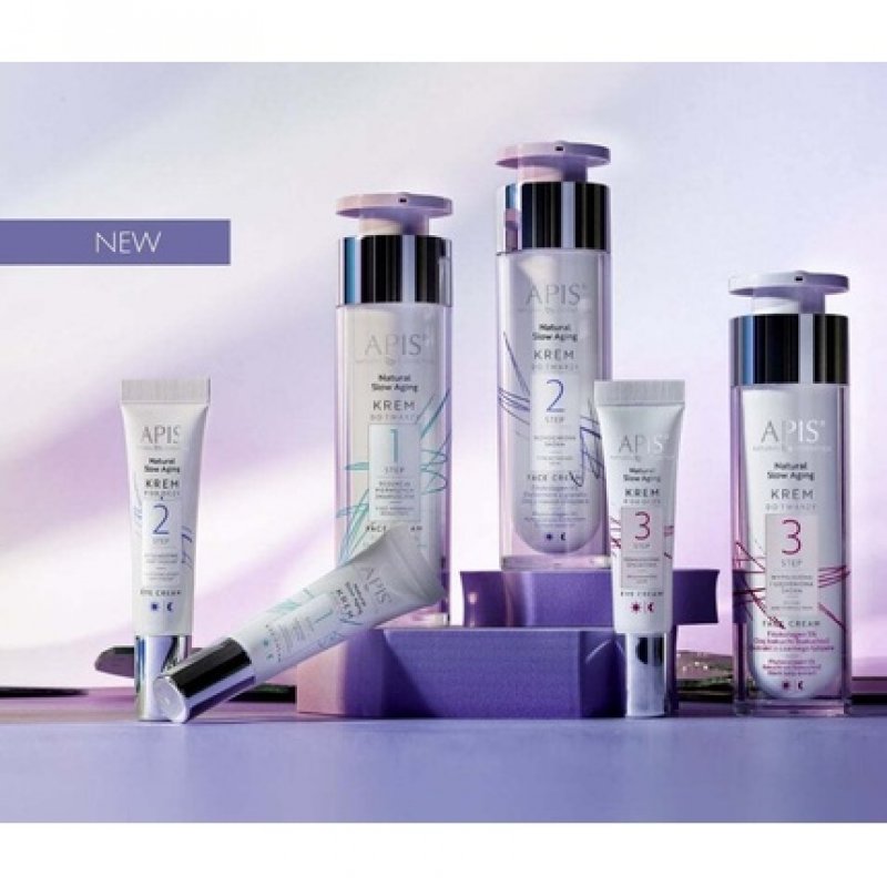 Apis Natural Slow Aging Step 123 Anti Wrinkle Nourishing Firming Smoothing