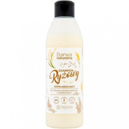 Barwa Naturalna Rice Rejuvenating Shampoo with Biotin for Dry Hair and Ends 300ml