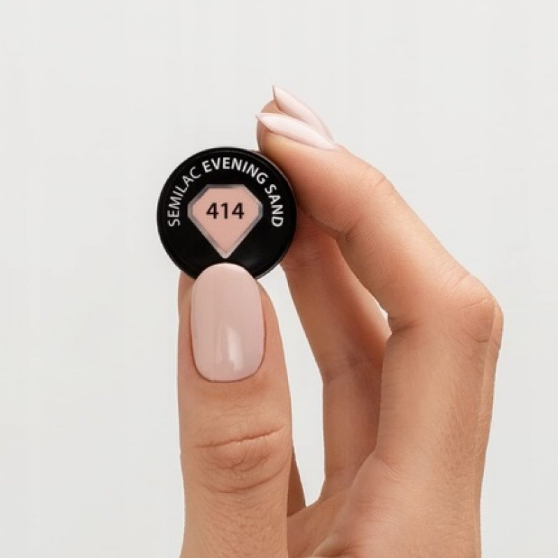 Semilac Hybrid UV Nail Polish 414 Evening Sand 7ml