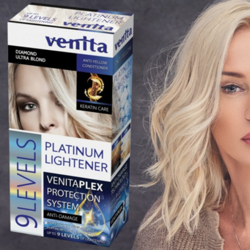 Venita Plex Blonde Lightener Professional Dye Bleach Powder Peroxide Cream Kit