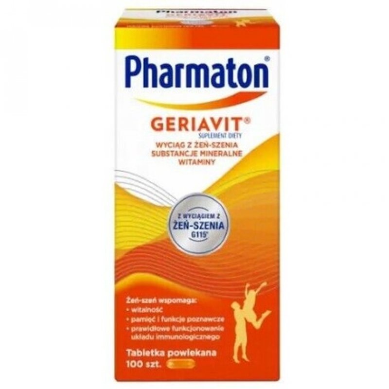 Geriatric Pharmaton Tablets Vitamins Minerals Ginseng Immunity