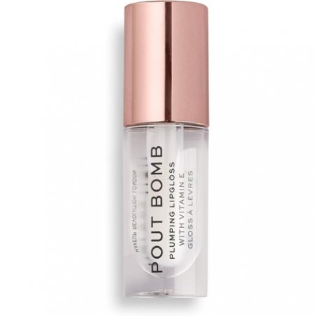 Revolution Pout Bomb Plumping Gloss Glaze Clear 4.6ml