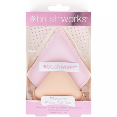Brushworks Triangular Pillow Puff Duo