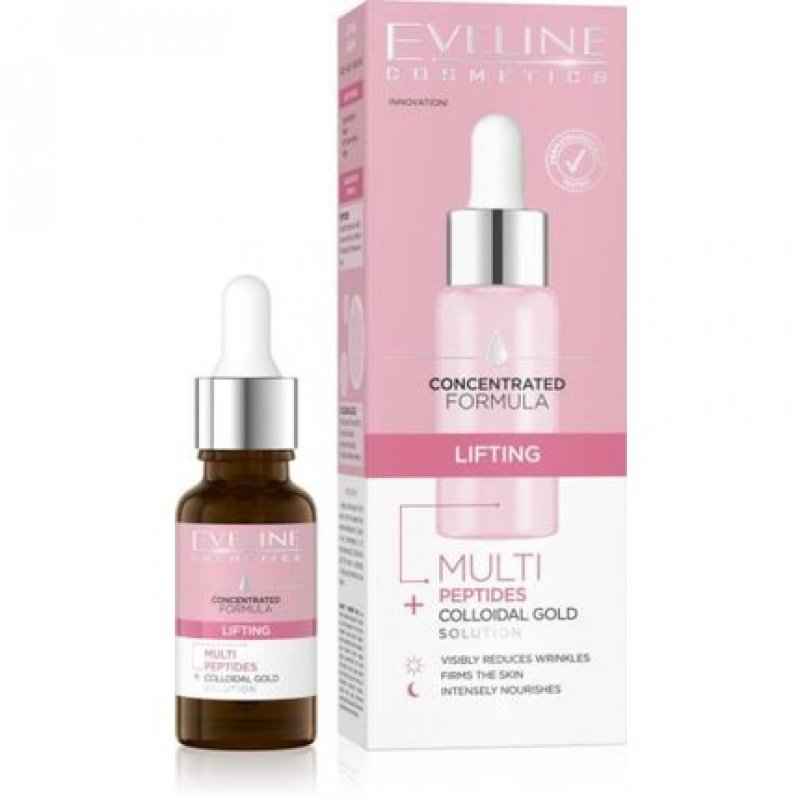 Eveline Concentrated Formula Lifting Serum Multi Peptides Face Neck 18ml