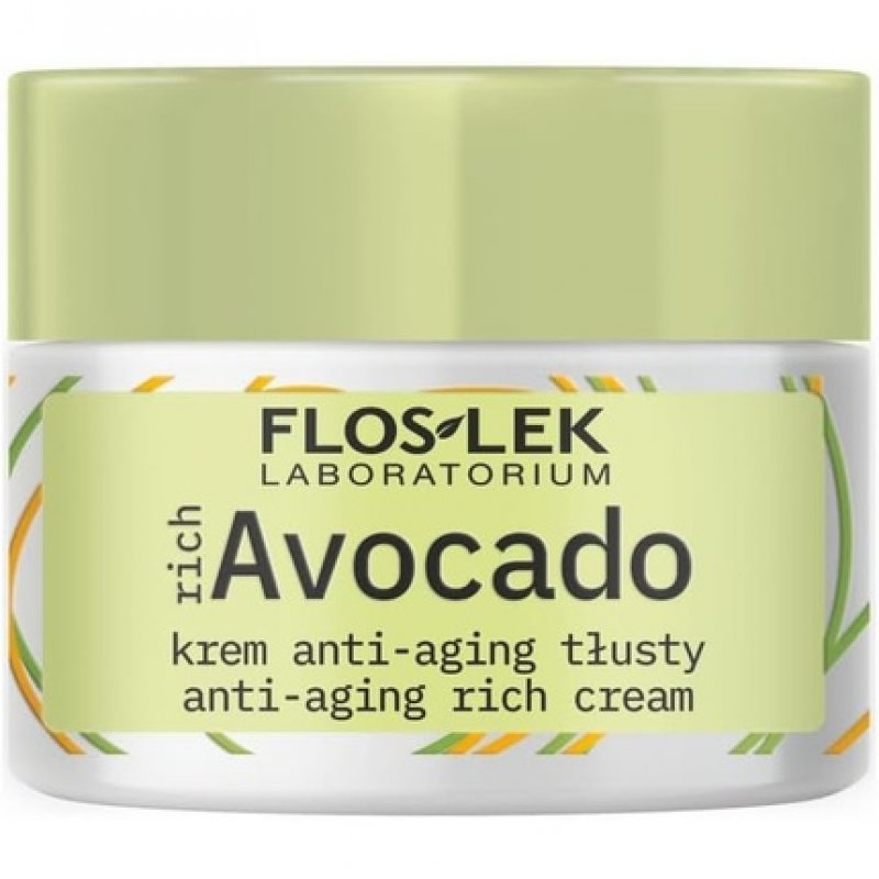 FLOSLEK Rich Avocado Anti Aging Day & Night Skin Moisturizer 50ml