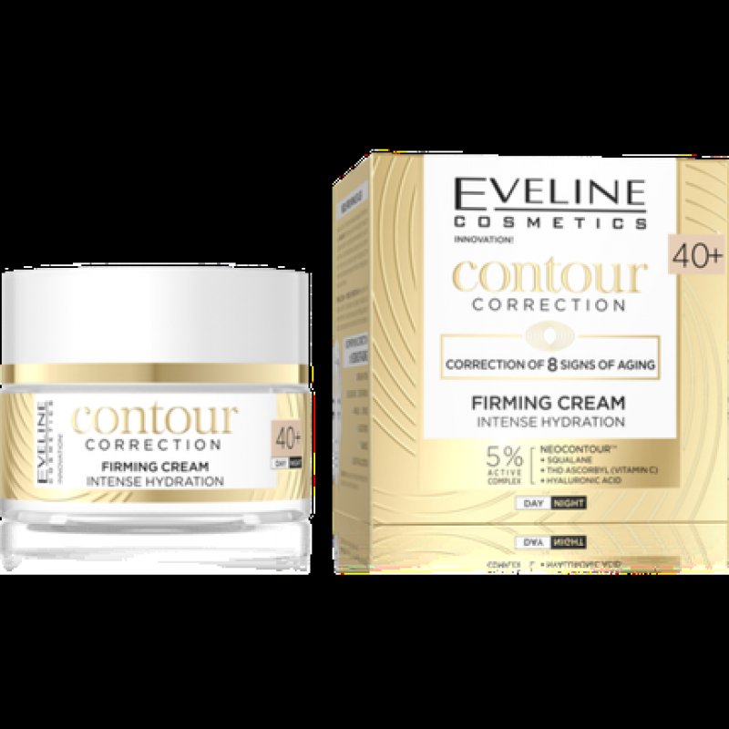 Eveline Contour Correction 40 Intense Hydration Moisturizing Firming Cream 50ml