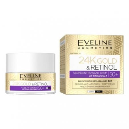 24K Gold & Retinol Concentrated Lifting Cream 50 50ml Eve