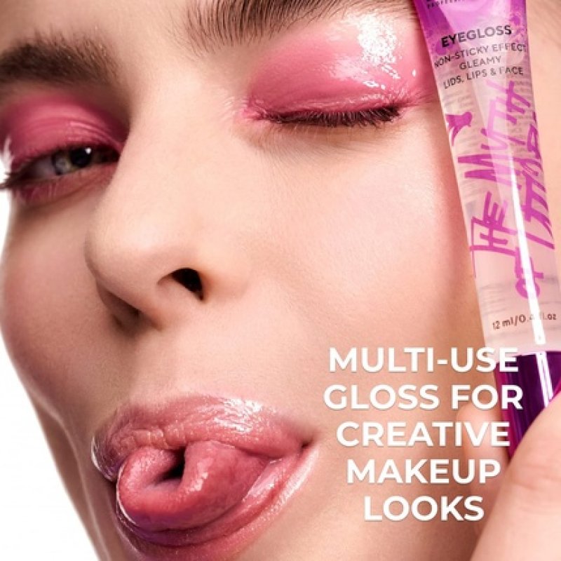 Lamel The Myth of Utopia Eyegloss Weightless Gel Formula Hypoallergenic Trendy Eye Makeup Non-Sticky Transparent Base